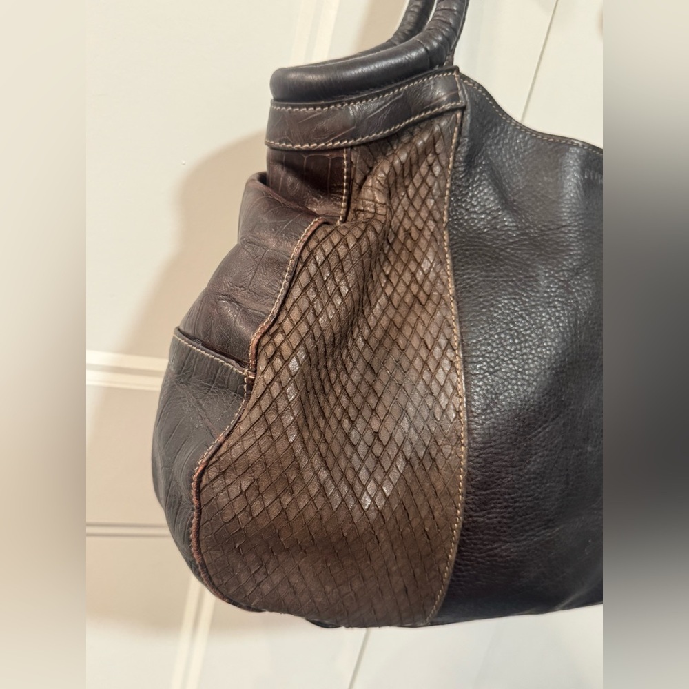 Furla Leather Snake Skin Bag - Picture 7 of 16